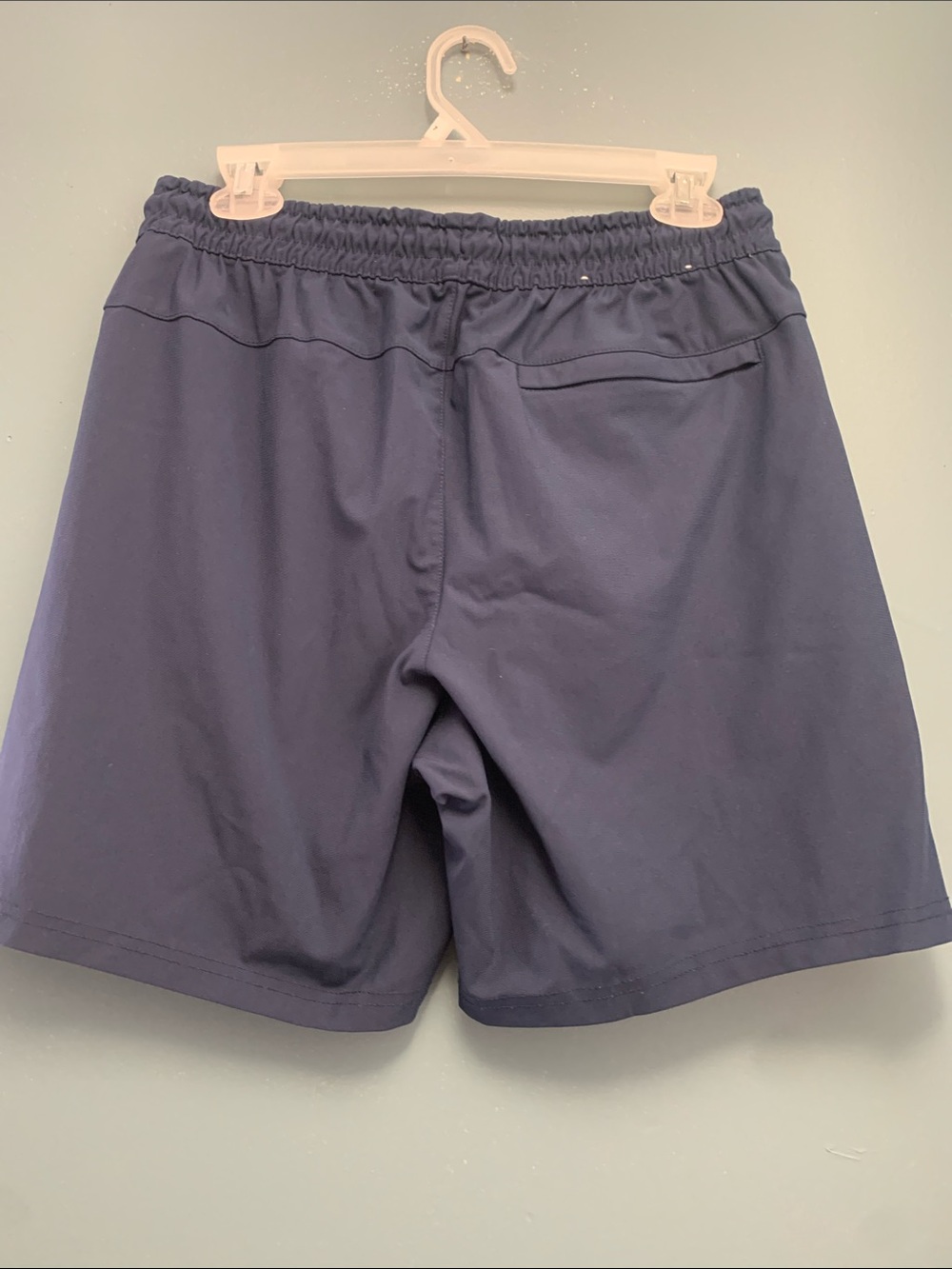 Quiksilver Men's Navy Elastic-Waist Athletic Shorts - Picture 2 of 4
